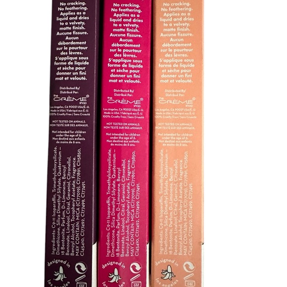 The Creme Shop "My Wand & Only" Matte Lipstick Bundle of 3 NIB - Picture 6 of 8